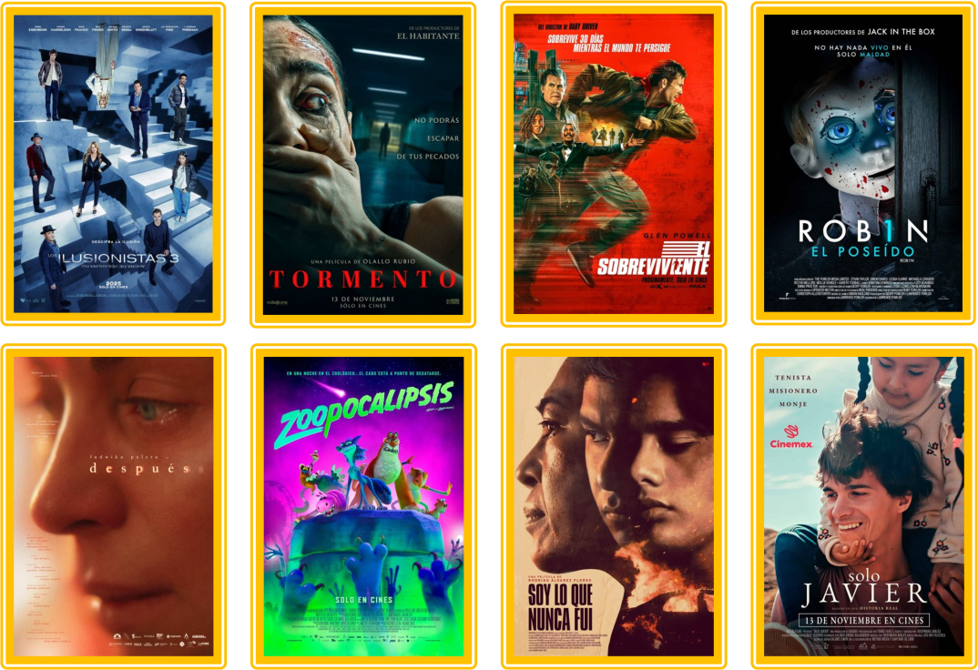 ESTRENOS EN CINES: JUEVES 13 DE NOVIEMBRE /&nbsp;2025